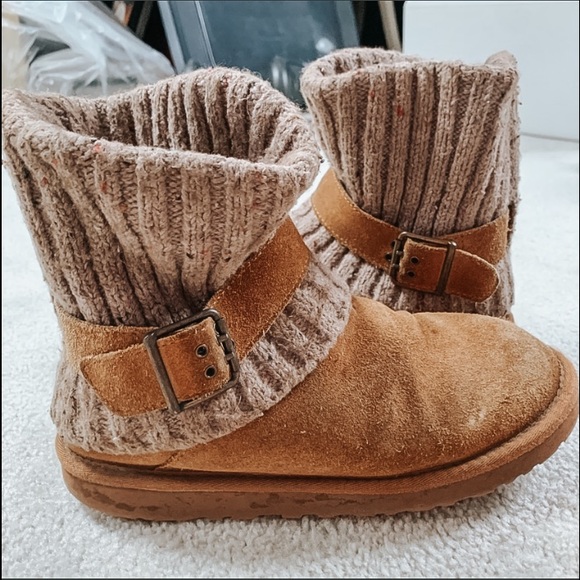 UGG Shoes - Sweater Knit Cambridge Roll Down Chestnut Uggs